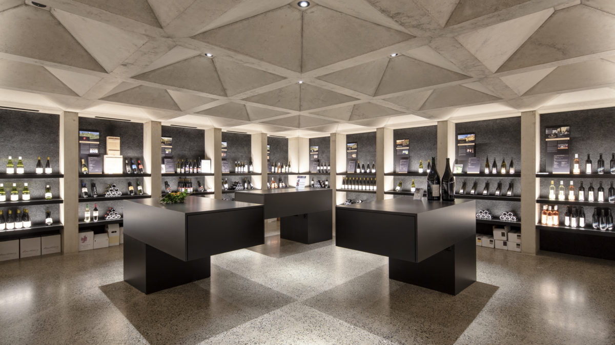 Haus des Weins Innenansicht Weinwelt