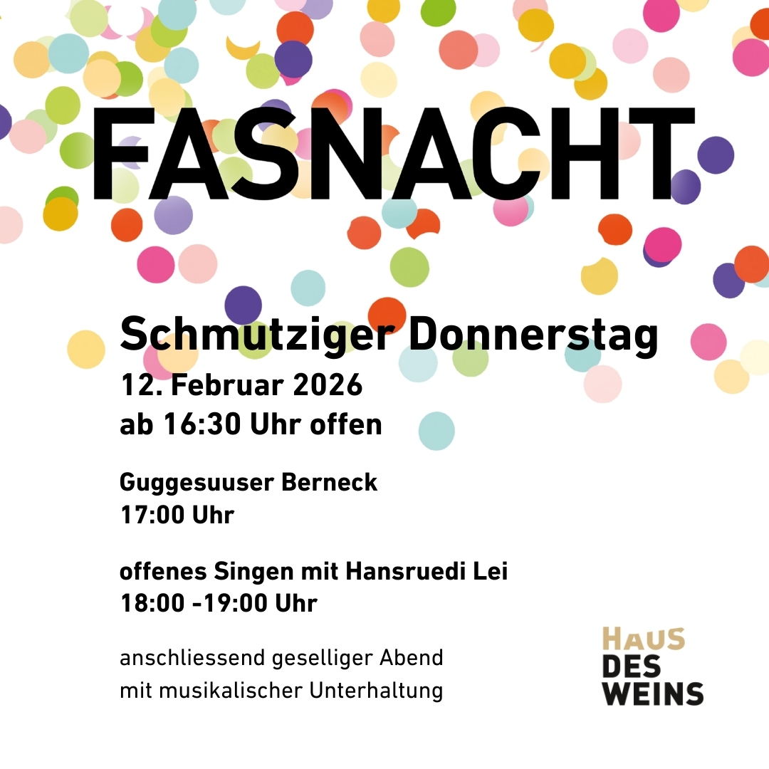 Fasnacht: Schmutziger Donnerstag